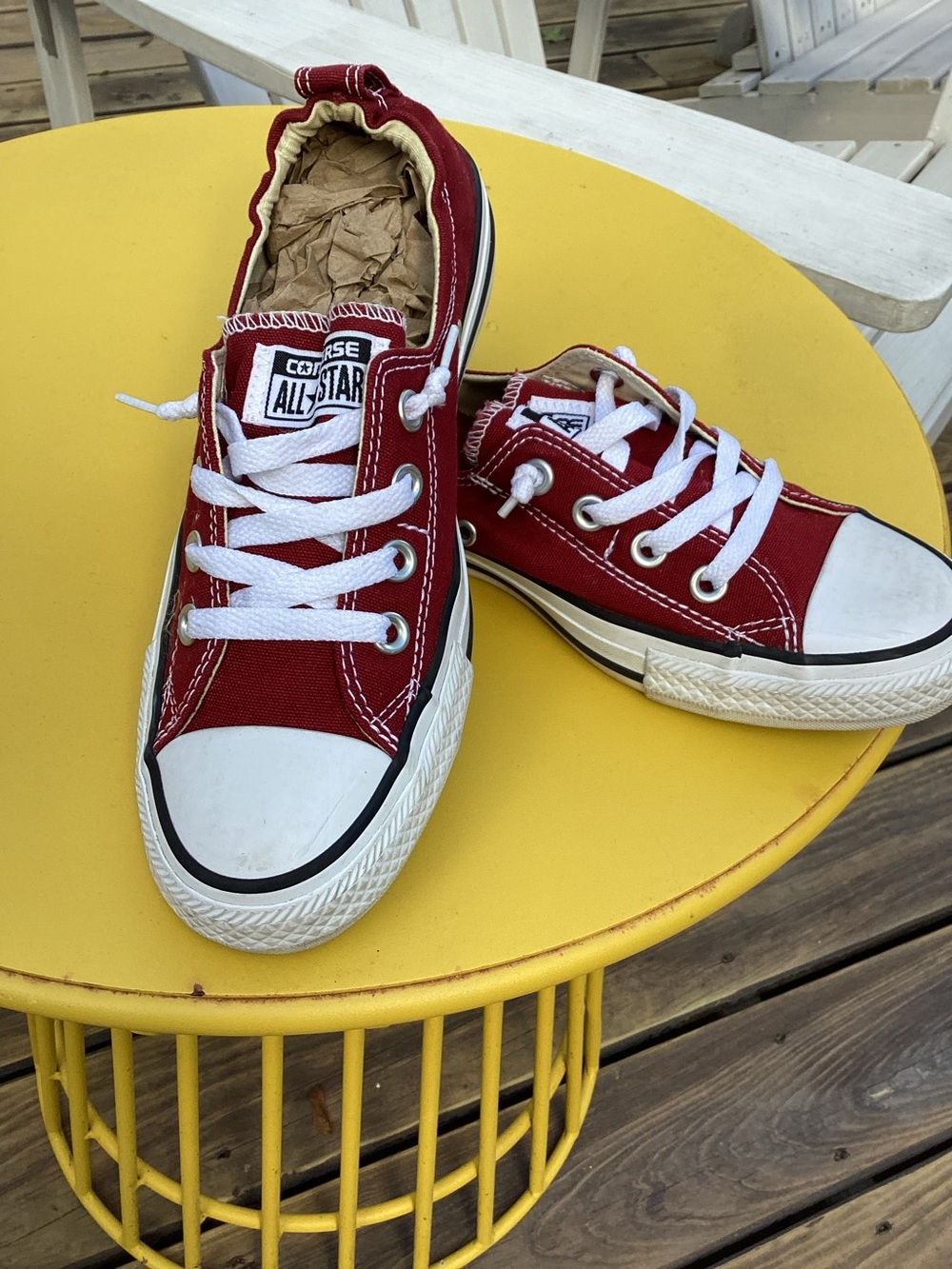 Converse slip on sneakers